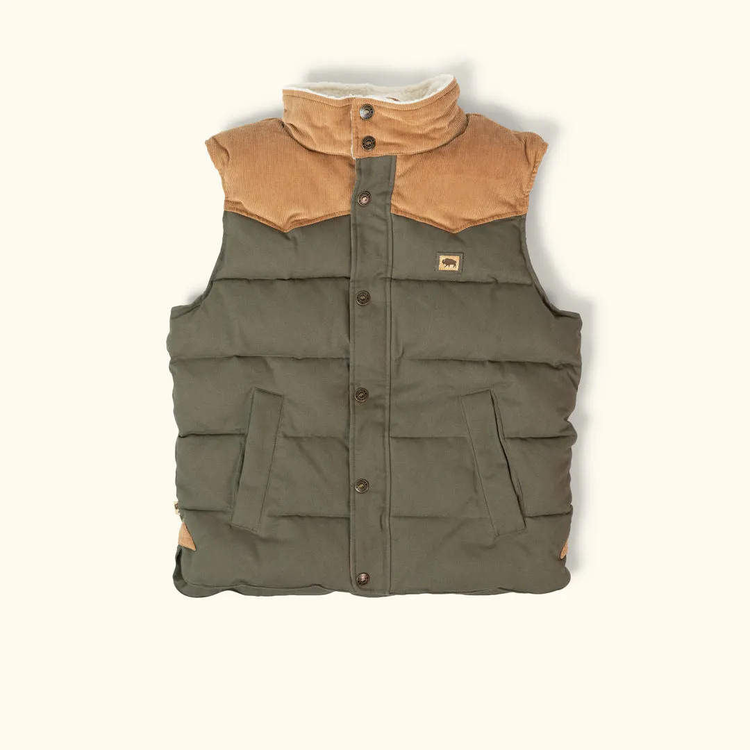 Jackson Vest w/ Sherpa Collar | Pine & Lumber sold by Buffalo Jackson