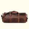 Roosevelt Buffalo Leather Travel Duffle Bag | Dark Oak sold by Buffalo Jackson