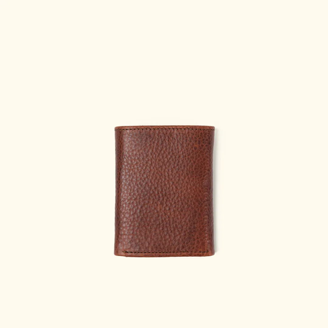 Ryder Reserve Bison Leather Trifold Wallet | Brown sold by Buffalo Jackson product image thumbnail 3