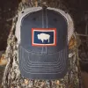 Vintage Wyoming State Flag Hat | Navy sold by Buffalo Jackson