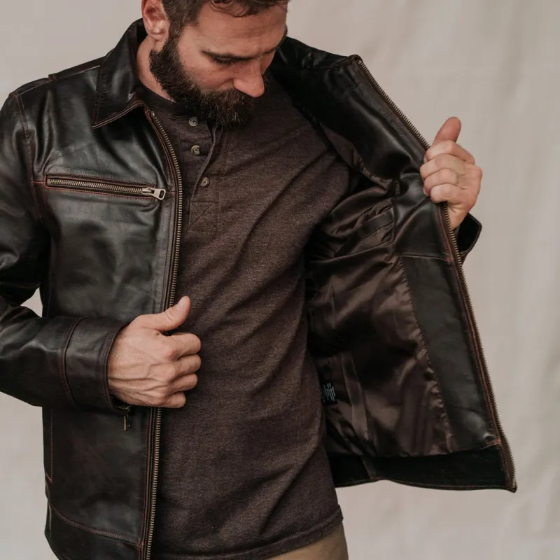 Legacy Leather Jacket | Brown sold by Buffalo Jackson