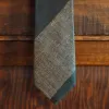 Heathered Stripe Cotton Necktie | Khaki sold by Buffalo Jackson