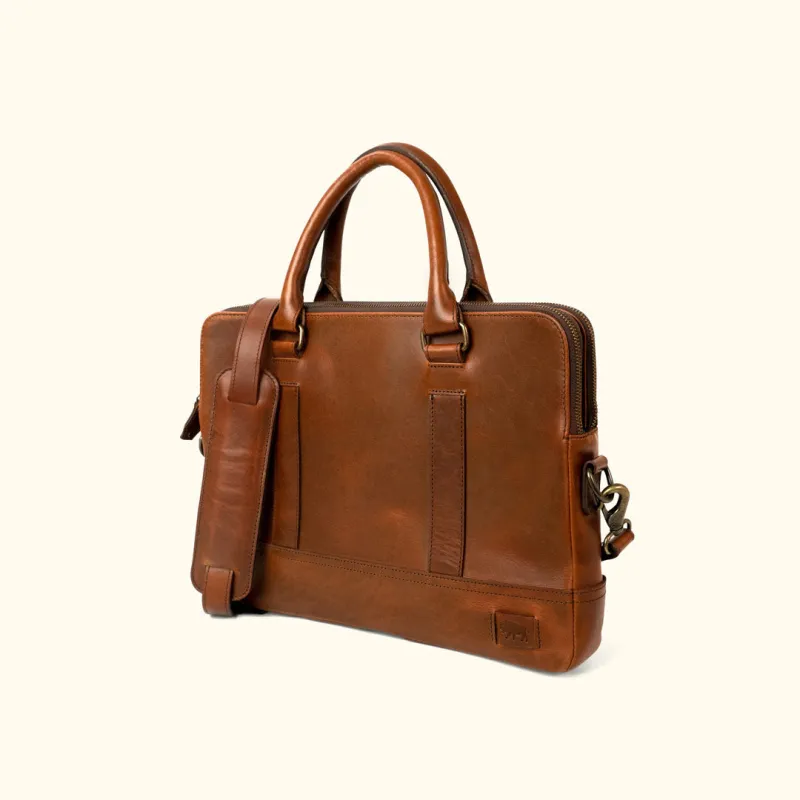 Jefferson Leather Attache | Elderwood sold by Buffalo Jackson