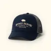 Trucker Patch Hat | Navy and Gray Mesh sold by Buffalo Jackson