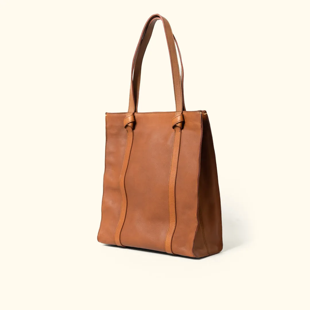 Chelsea Leather Tote Bag | Honey Brown sold by Buffalo Jackson product image thumbnail 2