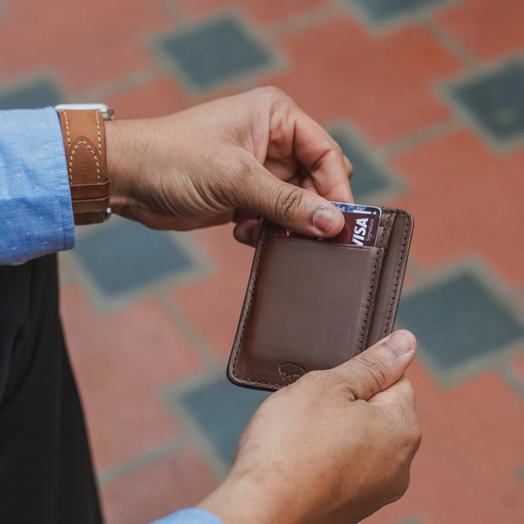 Slim ID Wallet | Mahogany sold by Buffalo Jackson product image thumbnail 3