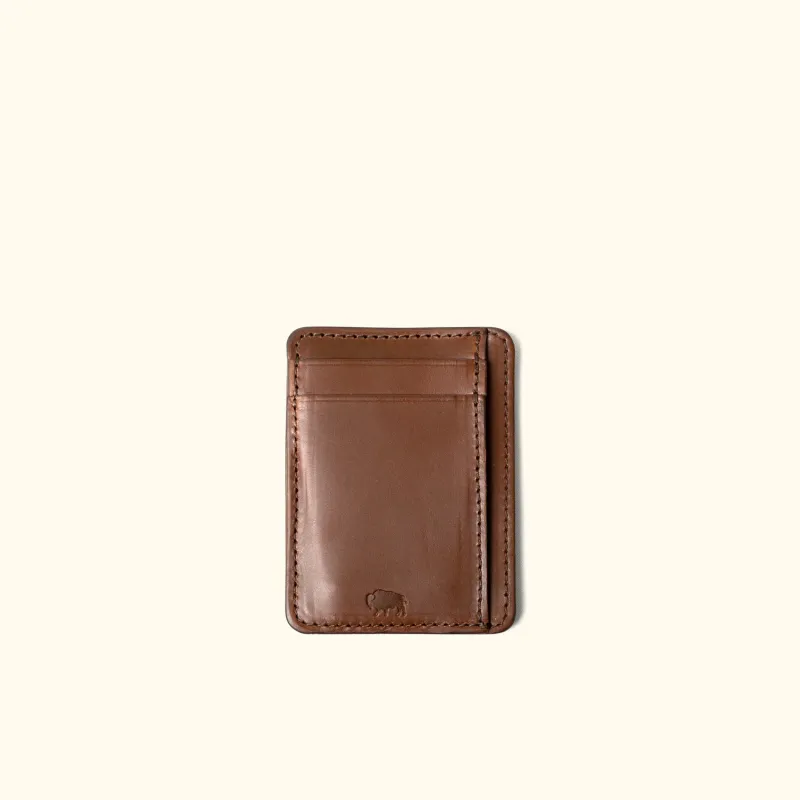 Slim ID Wallet | Mahogany made by Buffalo Jackson