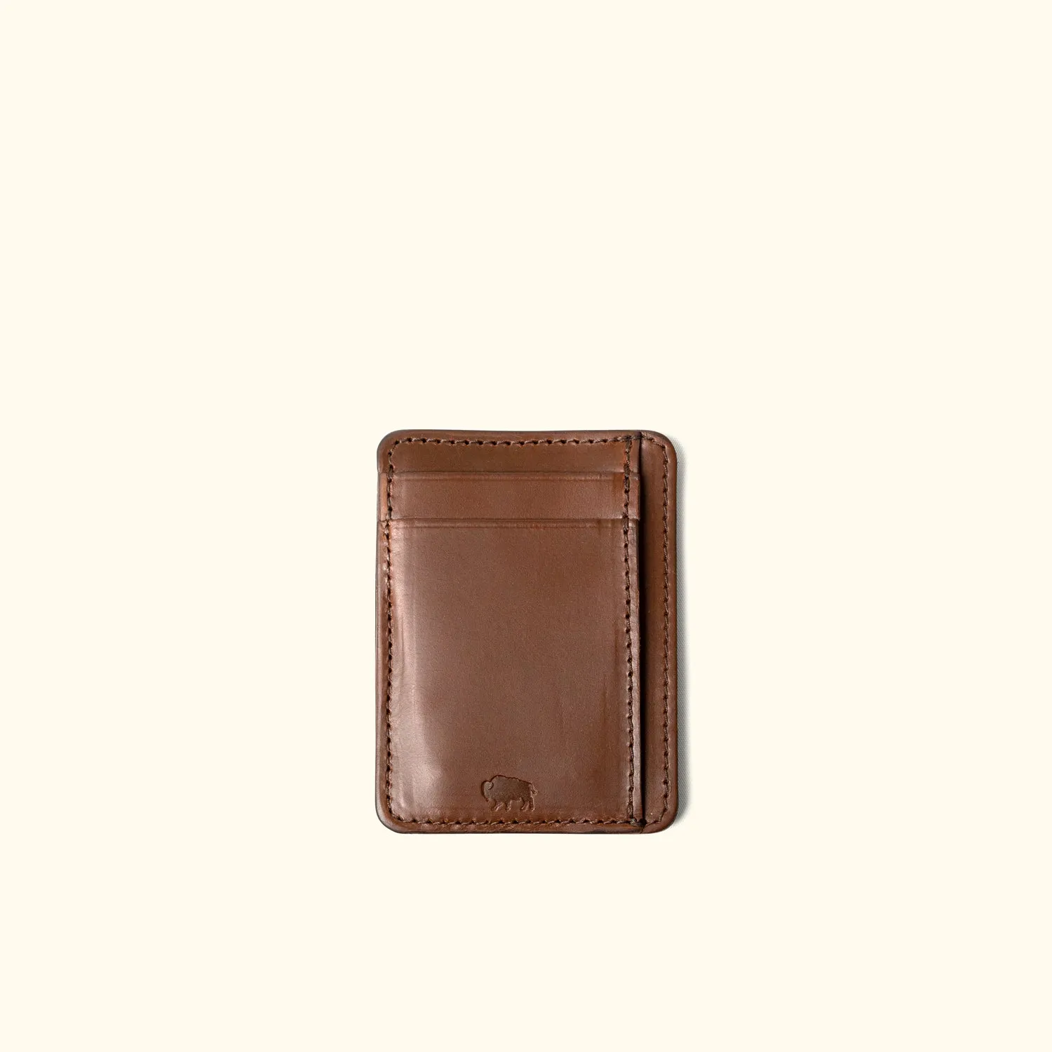 Slim ID Wallet | Mahogany sold by Buffalo Jackson