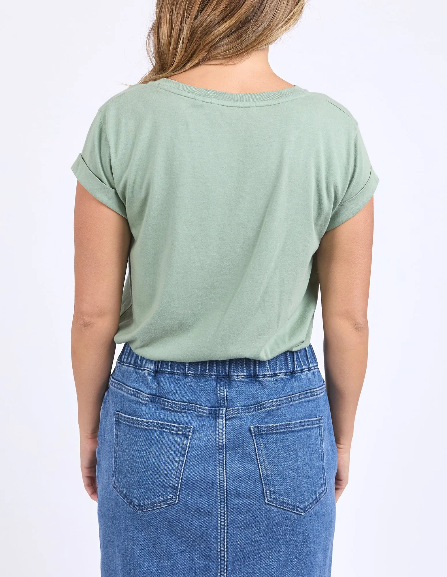 Manly Vee Tee Iceberg Green sold by Foxwood Clothing product image thumbnail 3