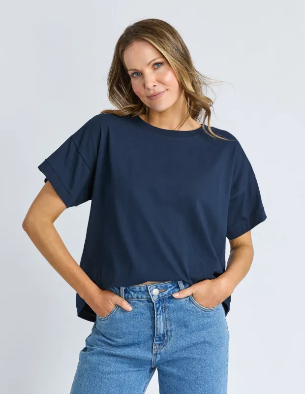 Habitat Tee Dark Sapphire sold by Foxwood Clothing
