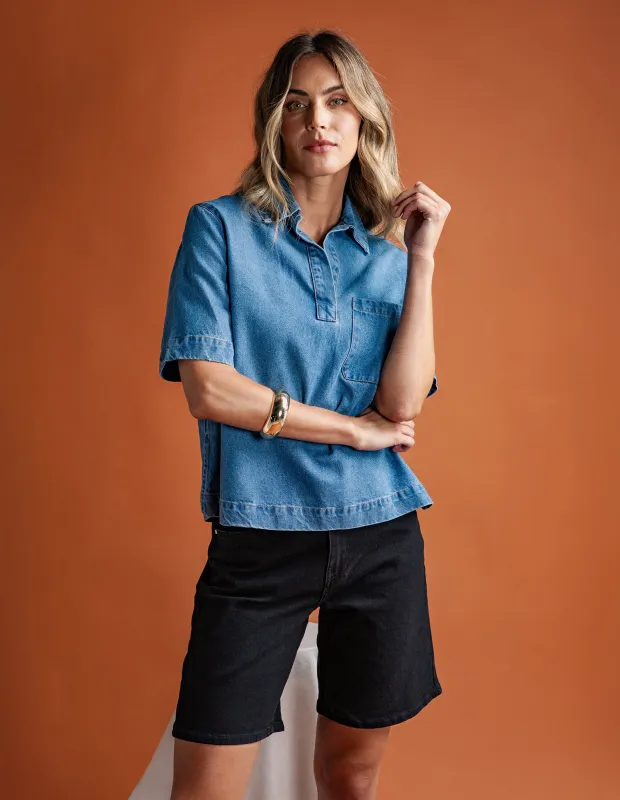 Harley Short Black sold by Foxwood Clothing