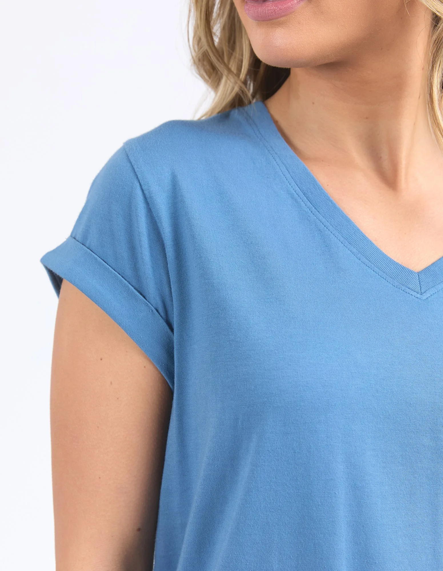 Manly Vee Tee Coronet Blue sold by Foxwood Clothing product image thumbnail 5