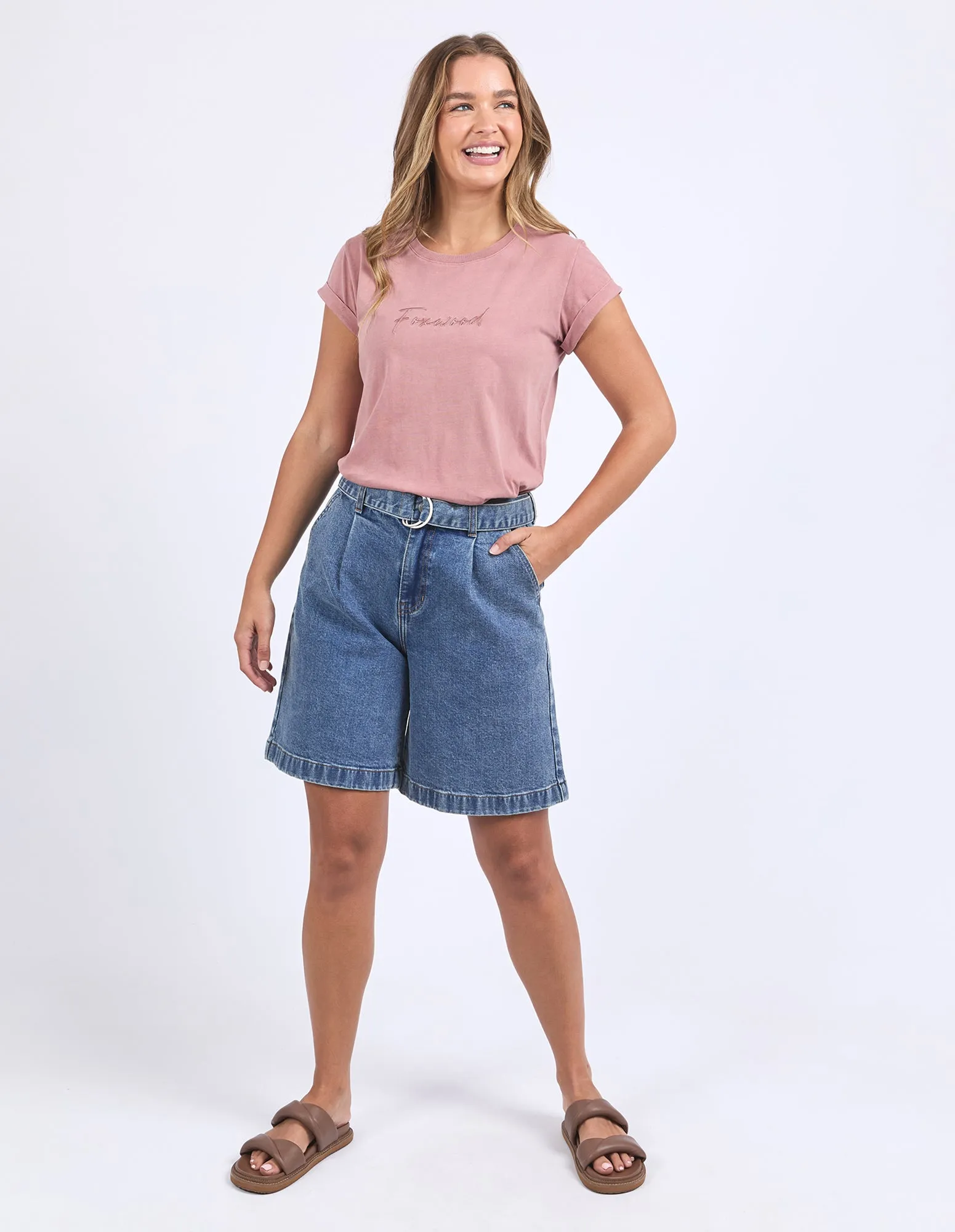 Signature Tee Ash Rose sold by Foxwood Clothing product image thumbnail 2