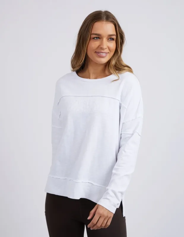 Throw On Tee White sold by Foxwood Clothing