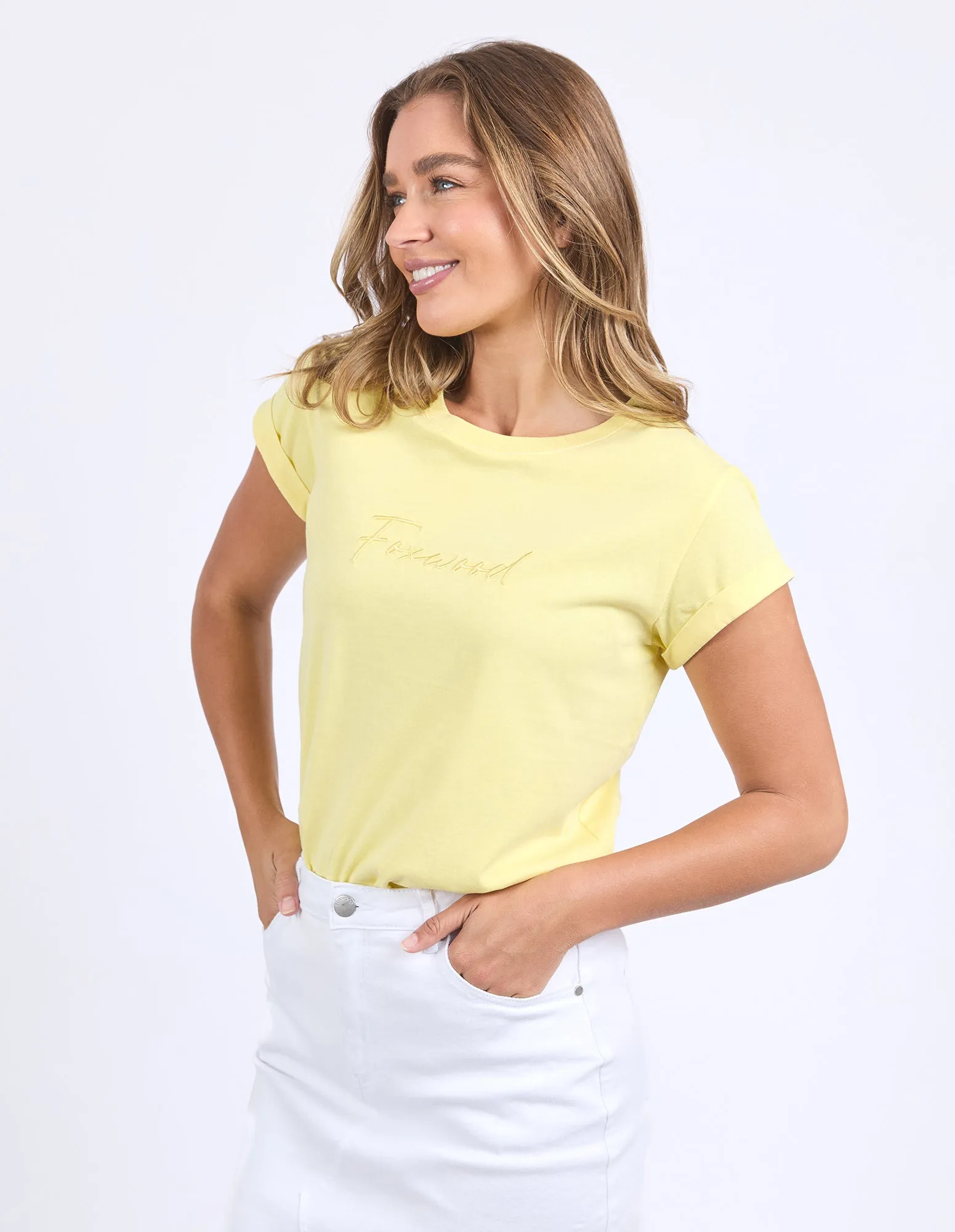 Signature Tee Lemon sold by Foxwood Clothing product image thumbnail 4