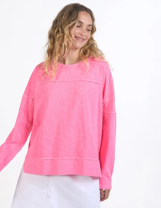 Jayne Throw On Top Neon Rose sold by Foxwood Clothing