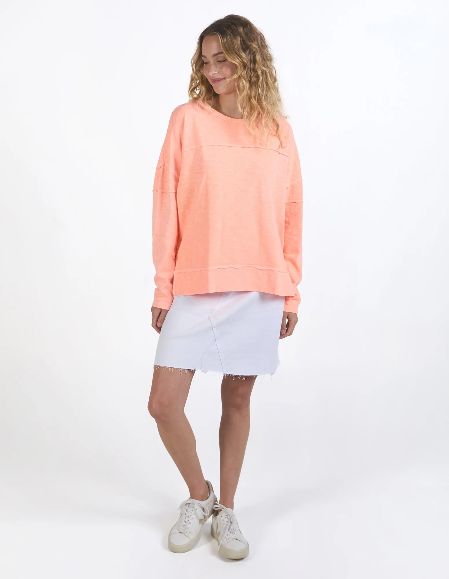 Jayne Throw On Top Neon Peach sold by Foxwood Clothing product image thumbnail 2