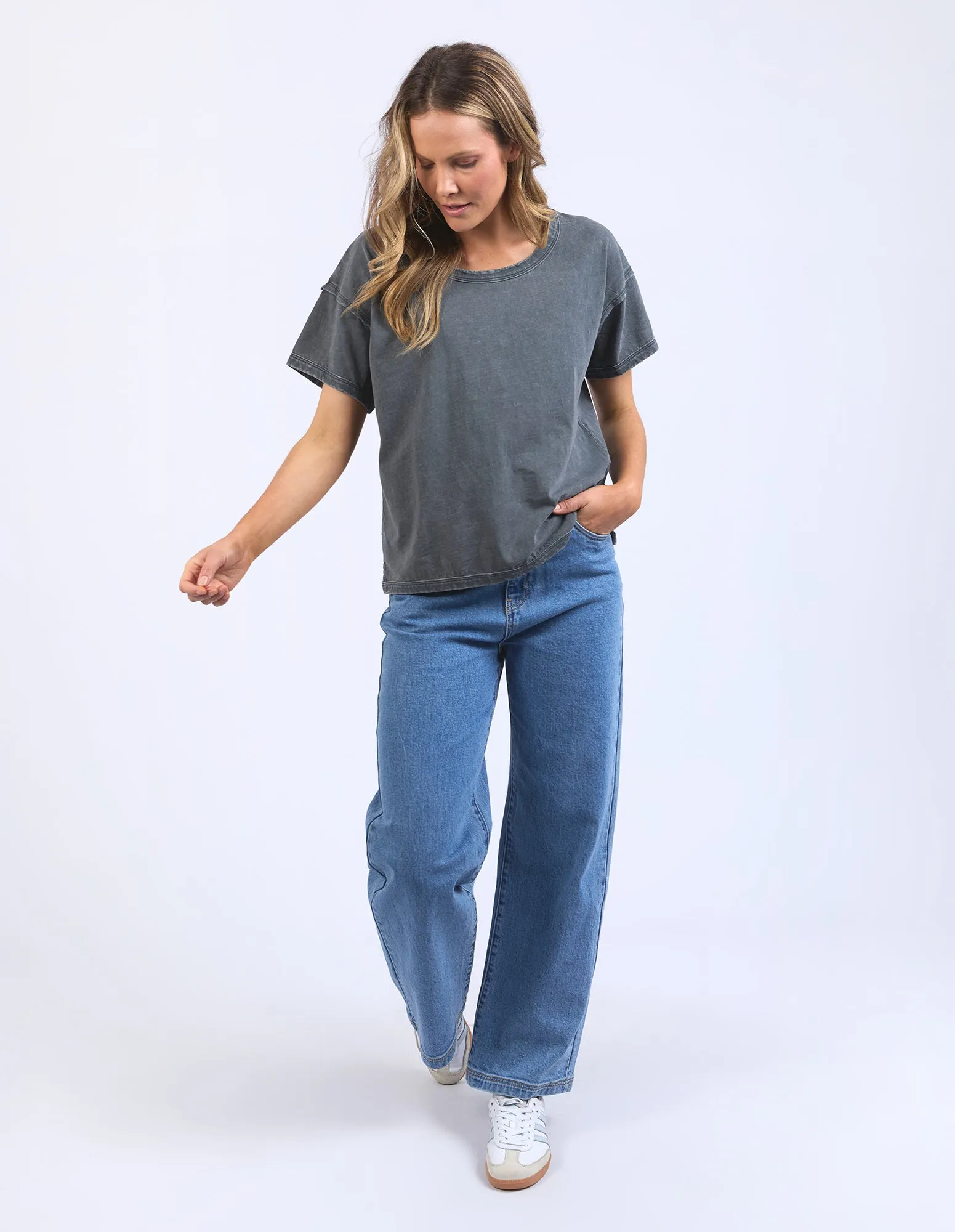 Marley Tee Washed Black sold by Foxwood Clothing product image thumbnail 2