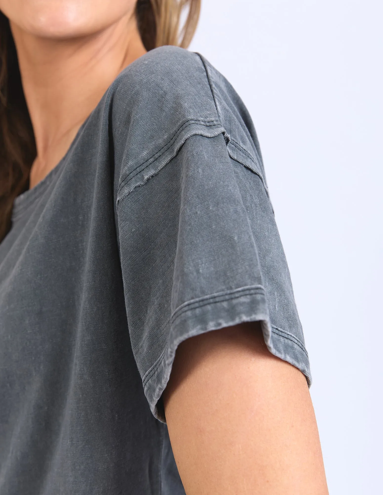 Marley Tee Washed Black sold by Foxwood Clothing product image thumbnail 5