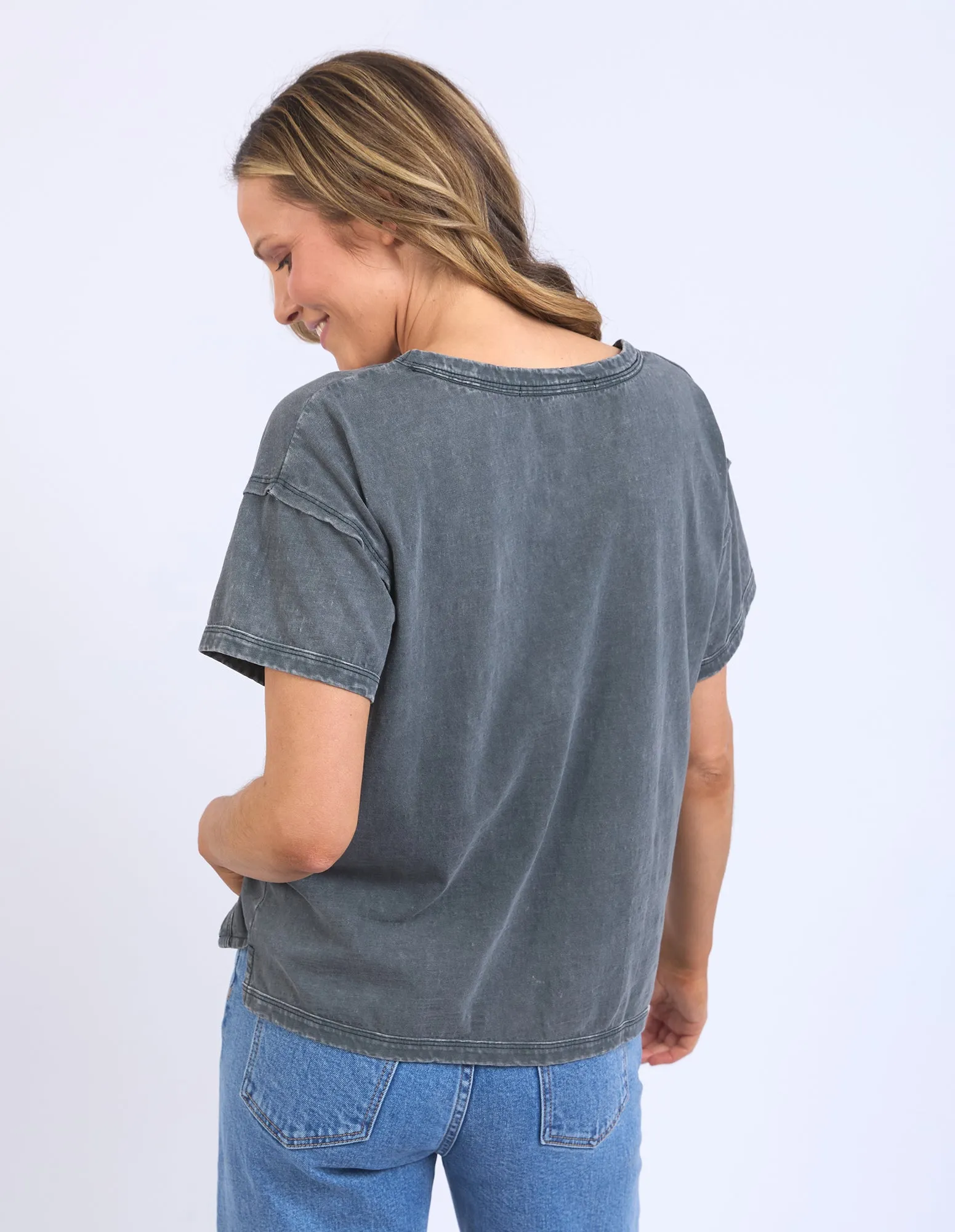 Marley Tee Washed Black sold by Foxwood Clothing product image thumbnail 3