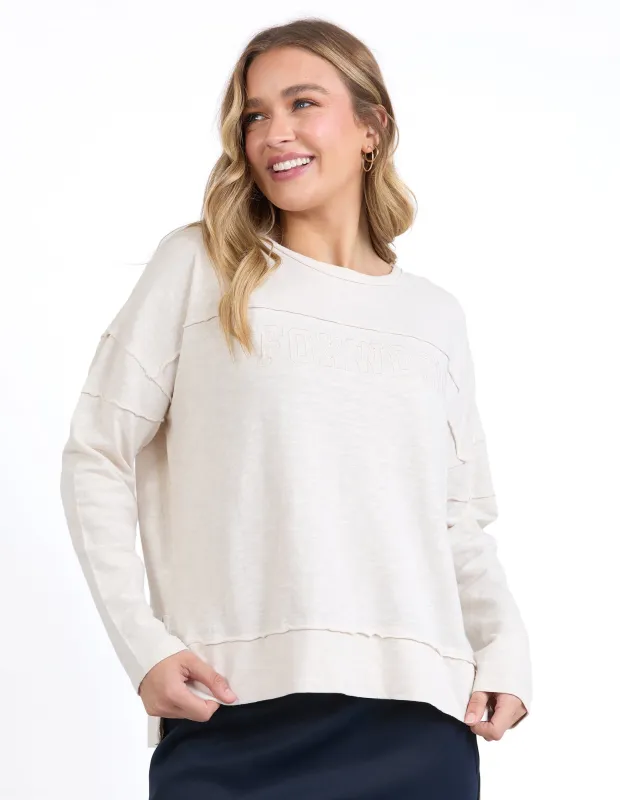 Throw On Tee Bone made by Foxwood Clothing