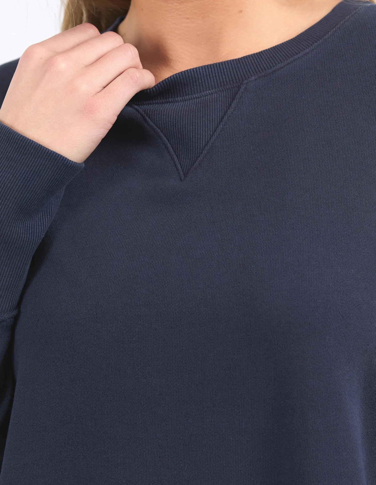 Delilah Crew Navy sold by Foxwood Clothing product image thumbnail 5