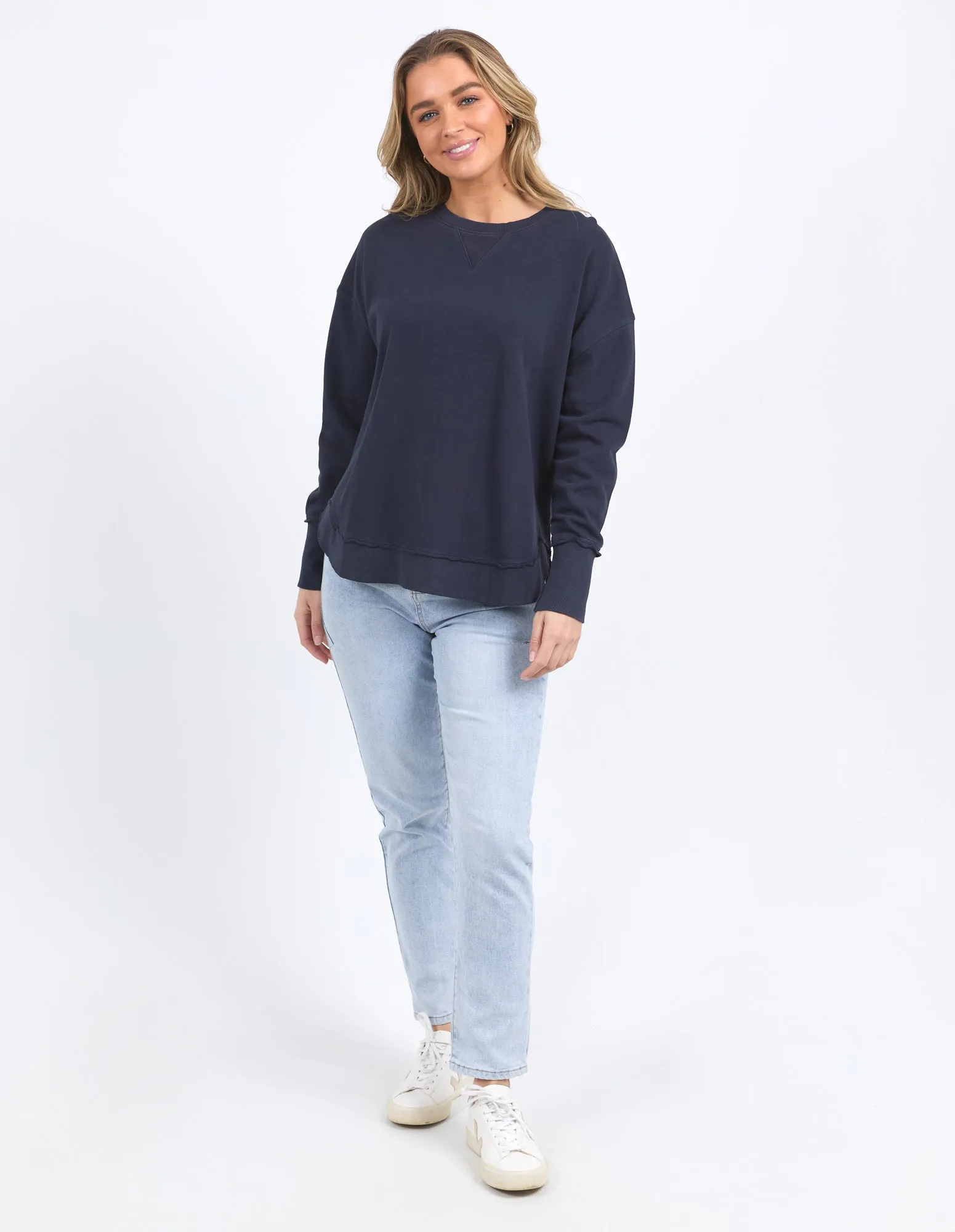 Delilah Crew Navy sold by Foxwood Clothing product image thumbnail 2