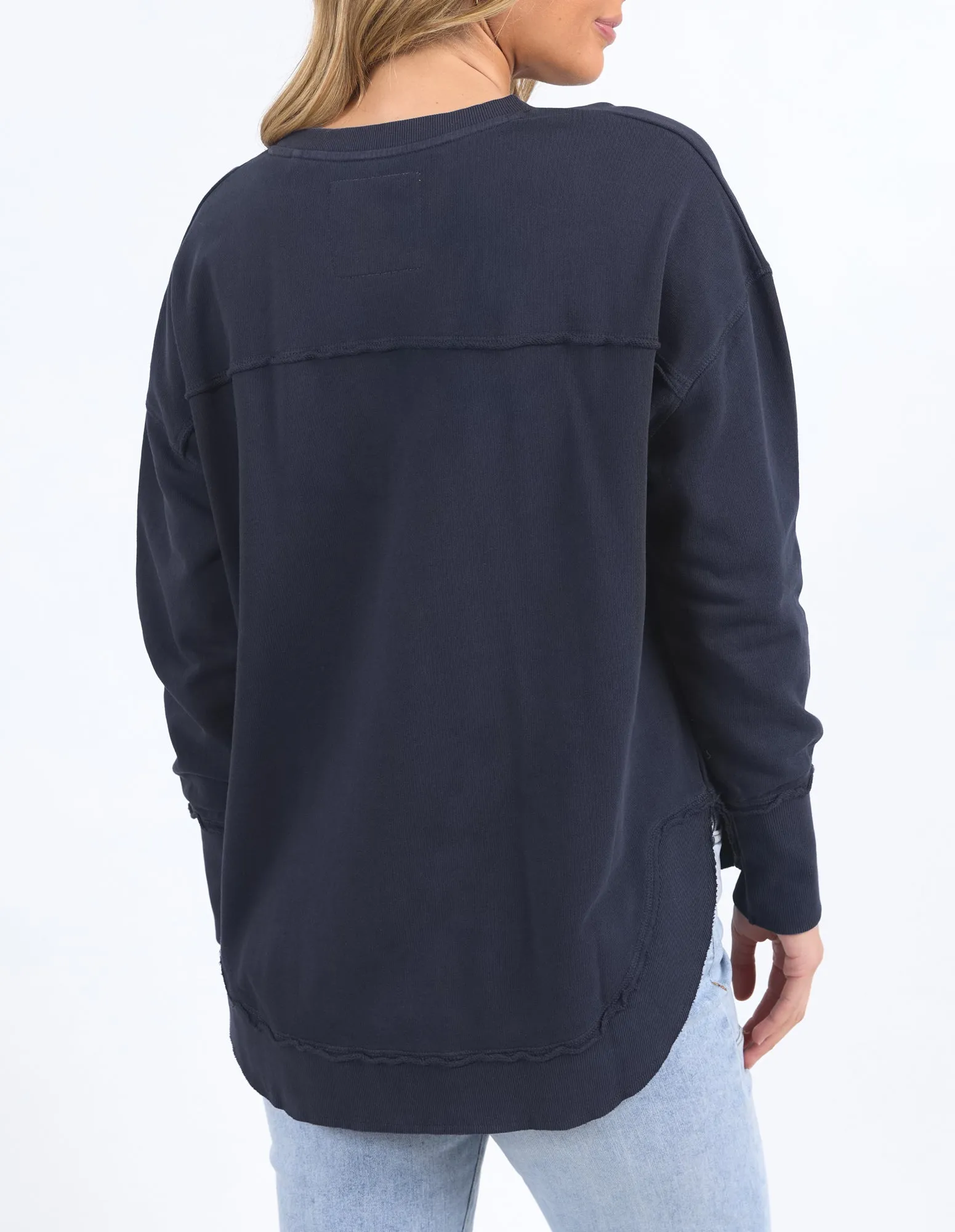 Delilah Crew Navy sold by Foxwood Clothing product image thumbnail 3