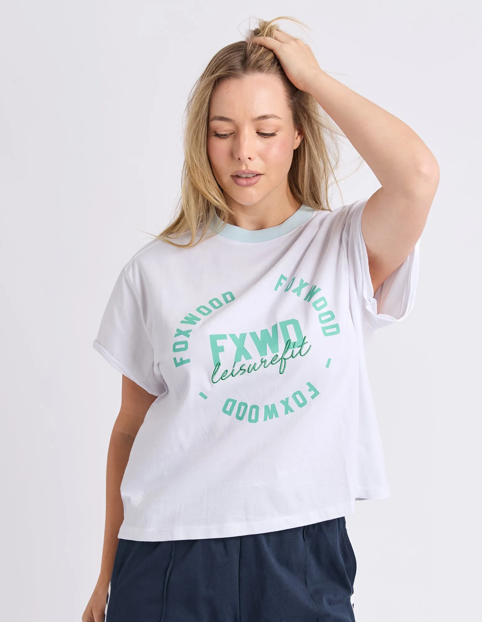 Intensity Contrast Tee White sold by Foxwood Clothing