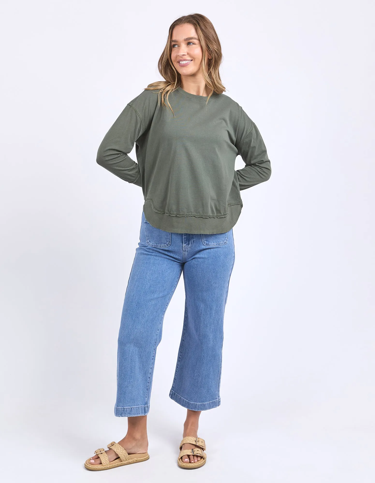 Farrah Long Sleeve Khaki sold by Foxwood Clothing product image thumbnail 2