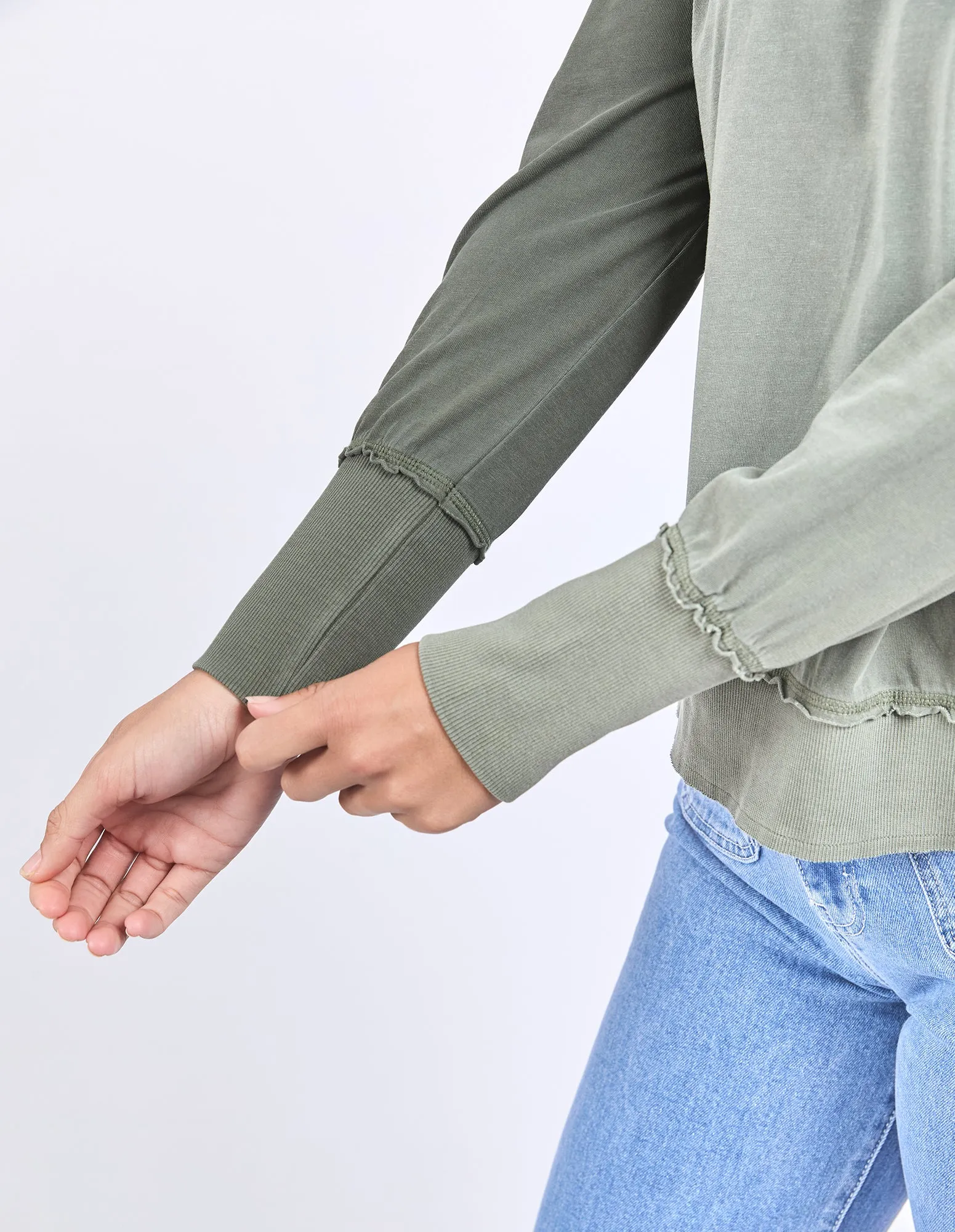 Farrah Long Sleeve Khaki sold by Foxwood Clothing product image thumbnail 5