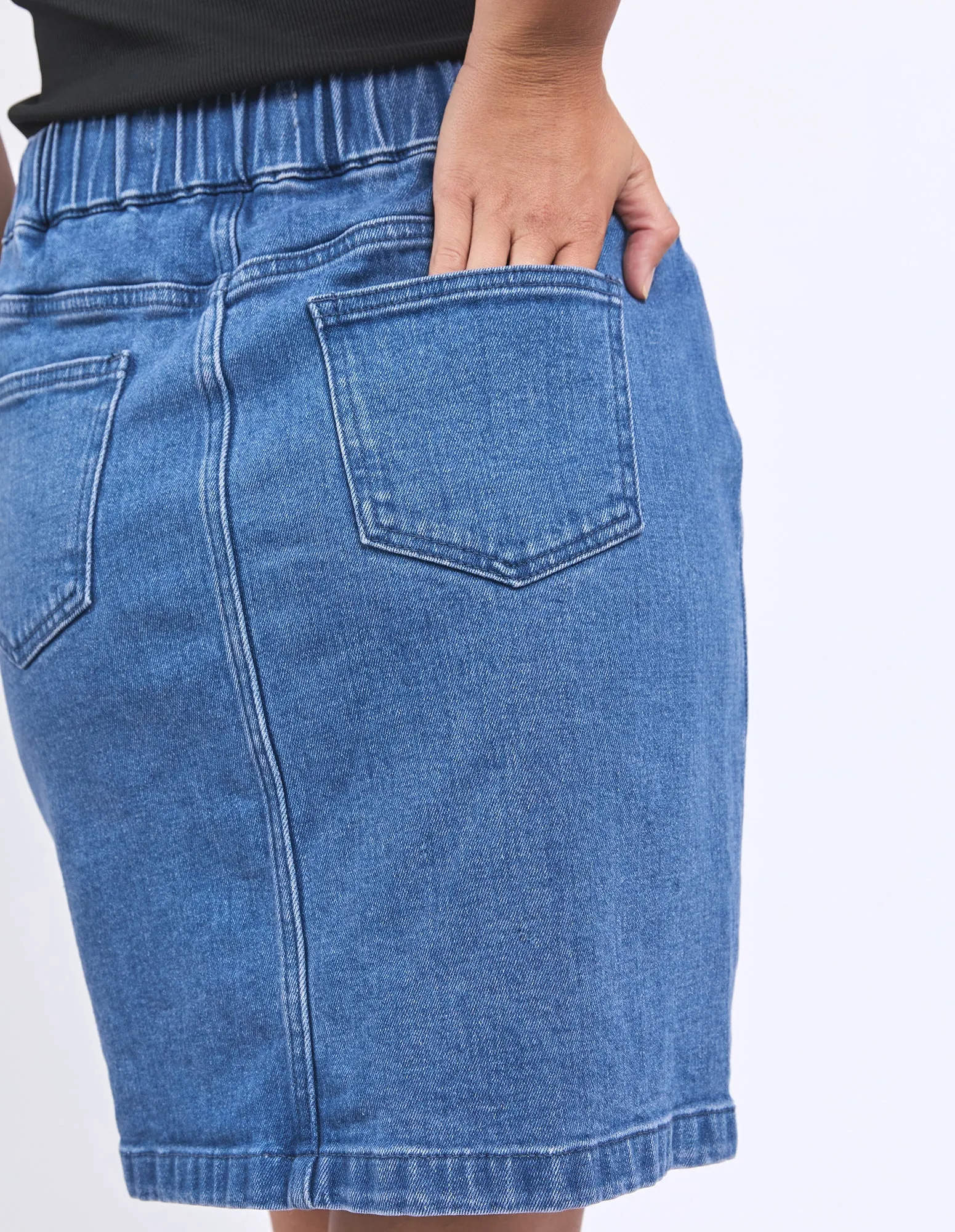 Rio Skirt Mid Blue sold by Foxwood Clothing product image thumbnail 5