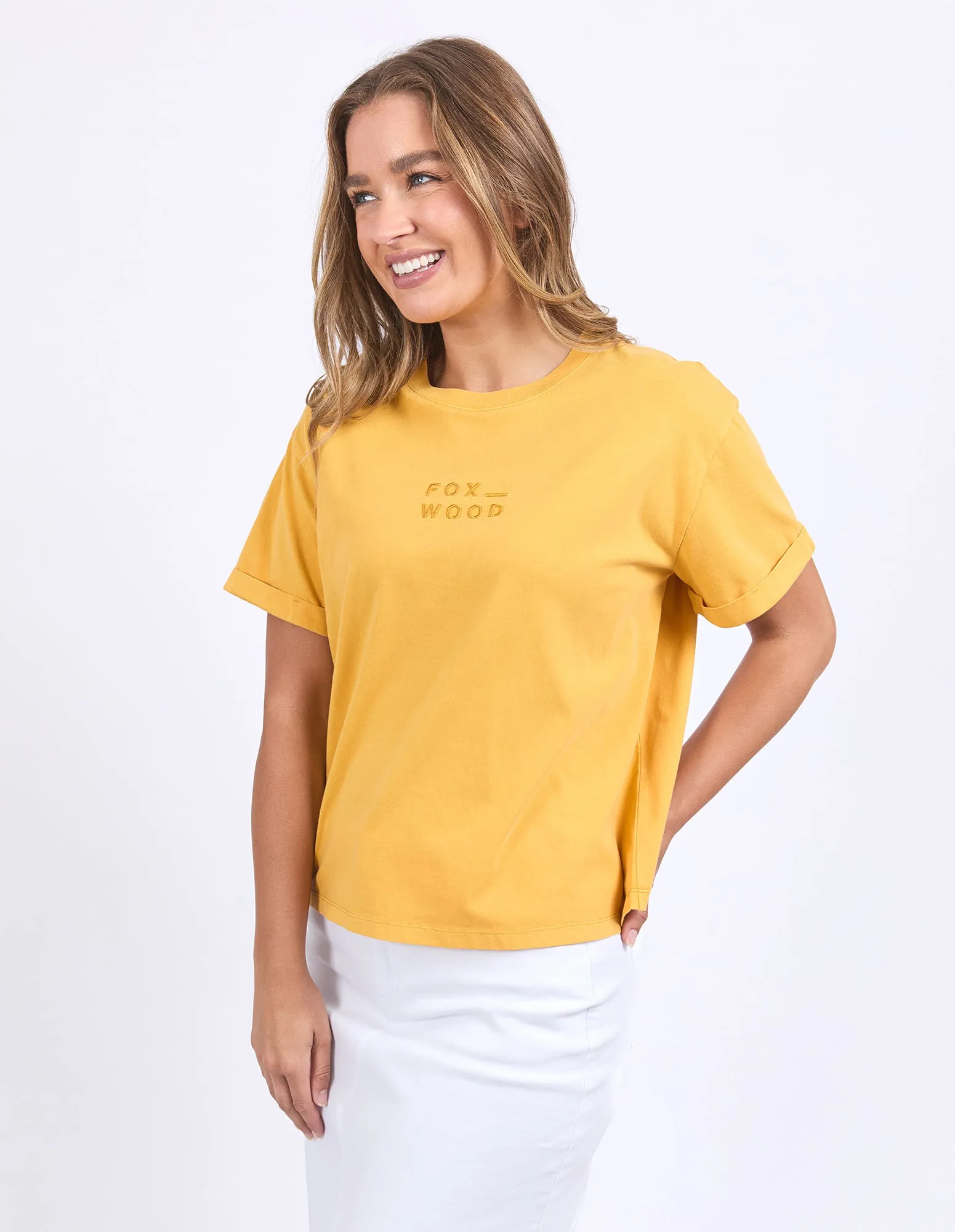 Huntleigh Oversized Tee Mineral Yellow sold by Foxwood Clothing product image thumbnail 4