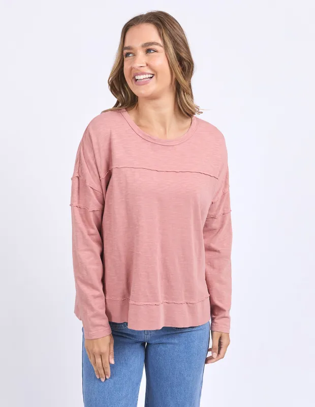 Jayne Throw On Top Ash Rose sold by Foxwood Clothing