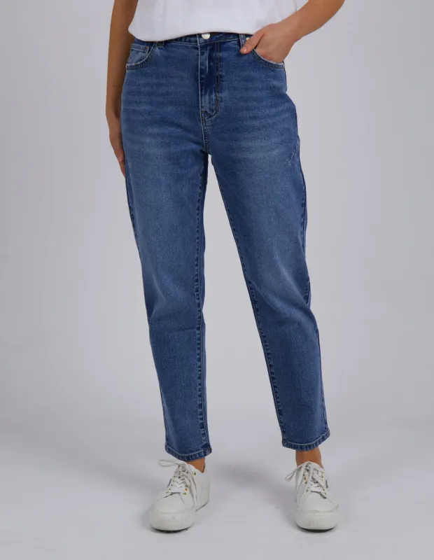 Barkly Straight Leg Jean Vintage Mid Blue sold by Foxwood Clothing