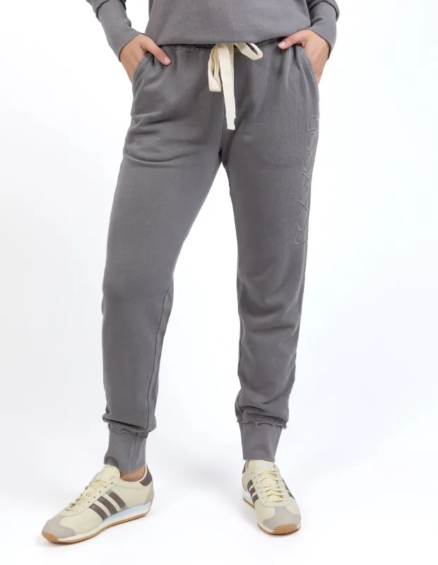 Simplified Track Pant Iron sold by Foxwood Clothing