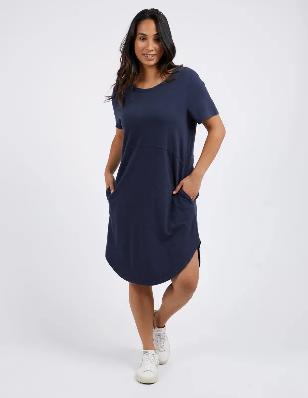 Bay Dress Dark Sapphire sold by Foxwood Clothing