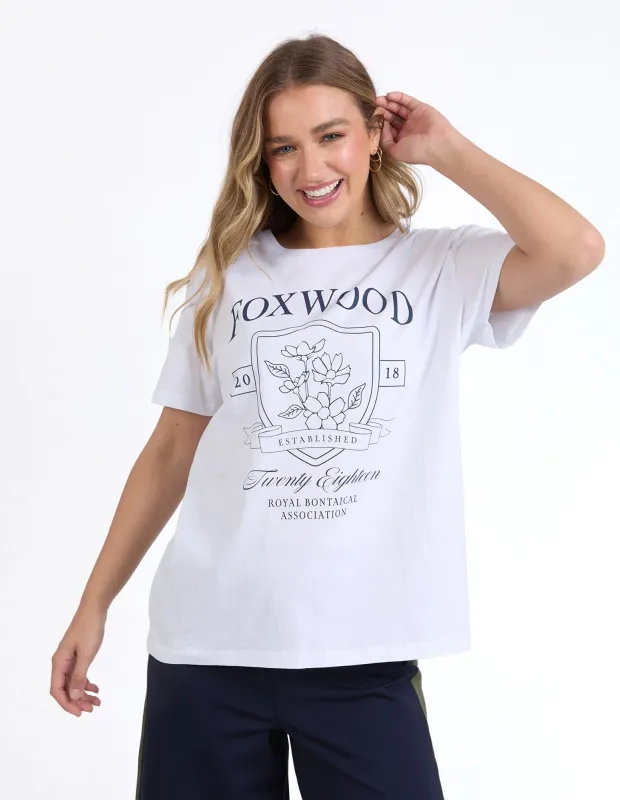 Royal Botanical Tee White made by Foxwood Clothing