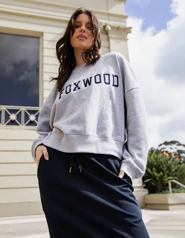 Sunday Crew Grey Marle sold by Foxwood Clothing