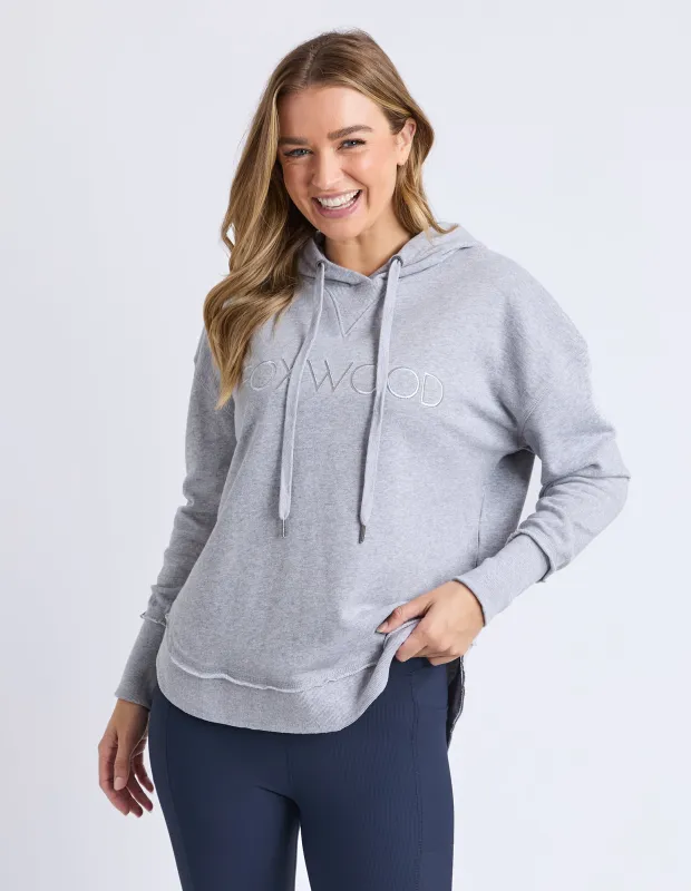 Metallic Simplified Hoodie Grey Marle sold by Foxwood Clothing