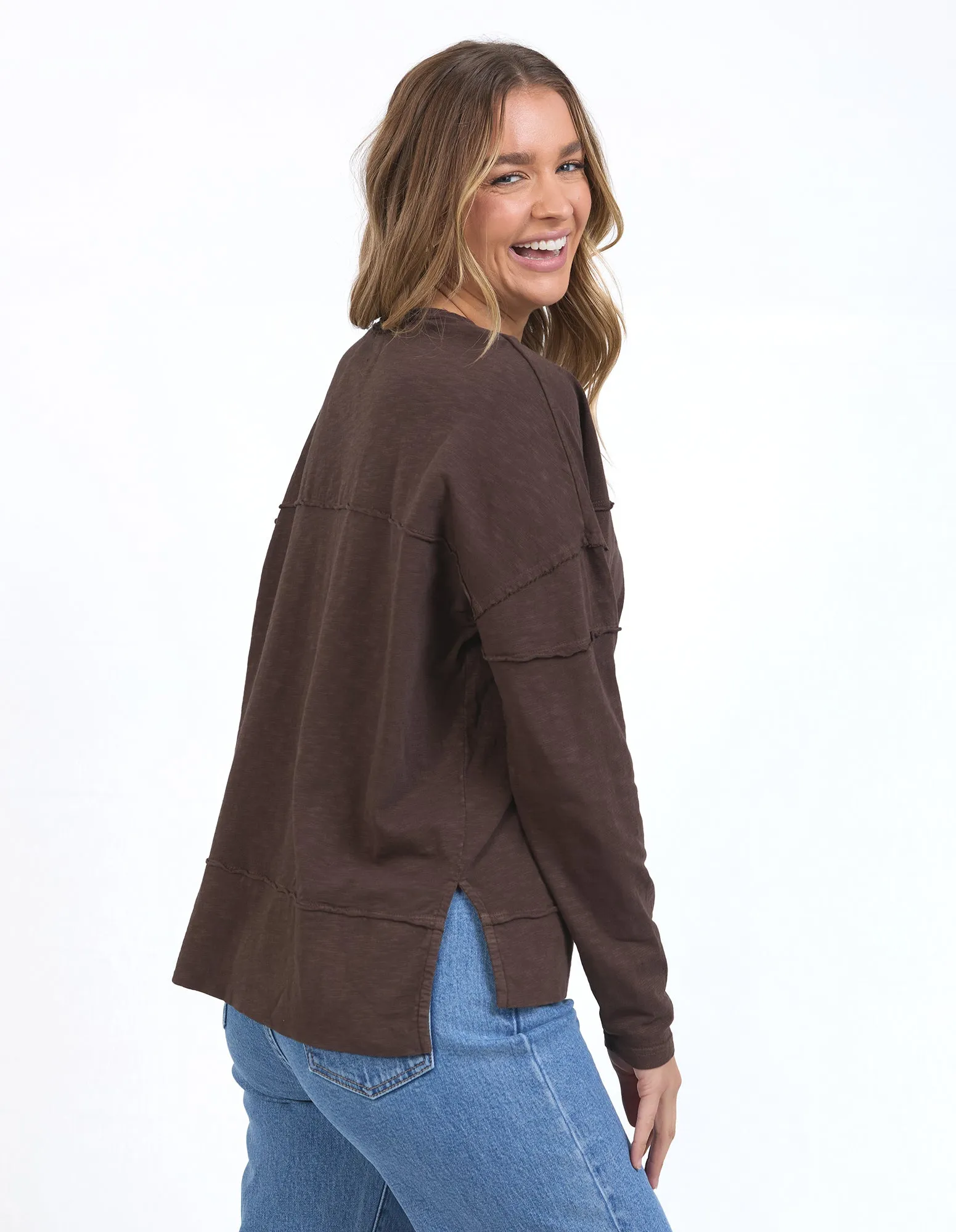 Jayne Throw On Top Coffee Bean sold by Foxwood Clothing product image thumbnail 3