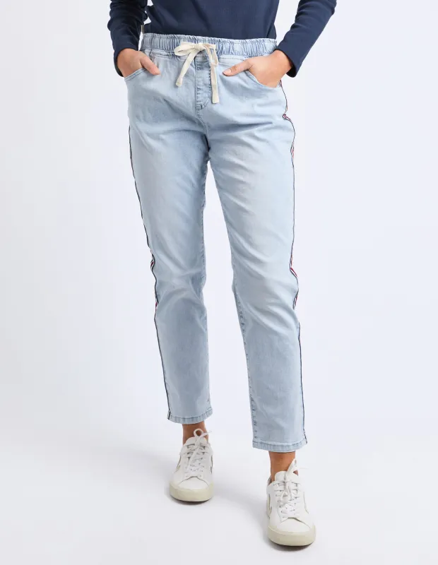 Juliette Taped Jogger Vingate Pale Blue sold by Foxwood Clothing