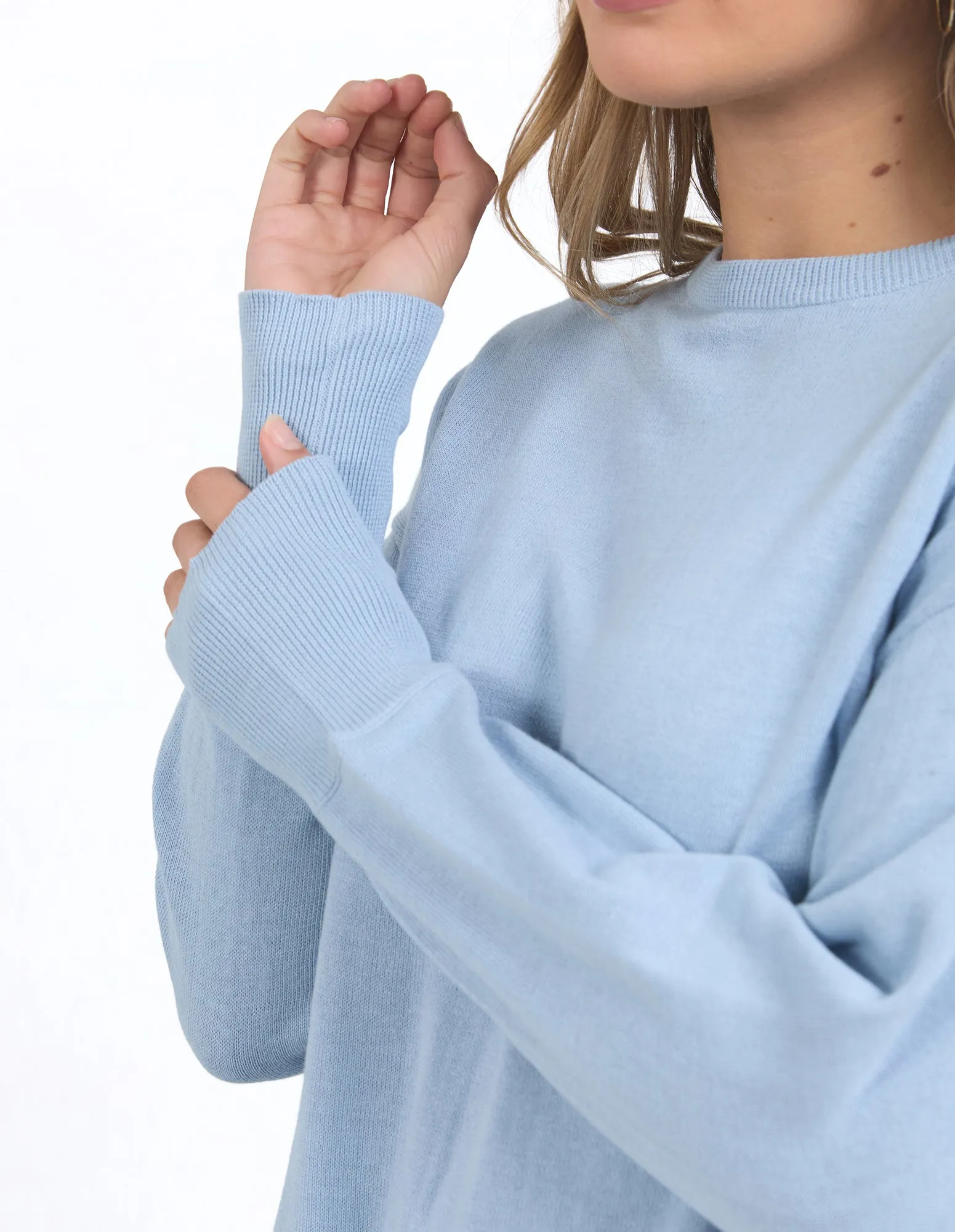 Delilah Knit Light Blue sold by Foxwood Clothing product image thumbnail 5