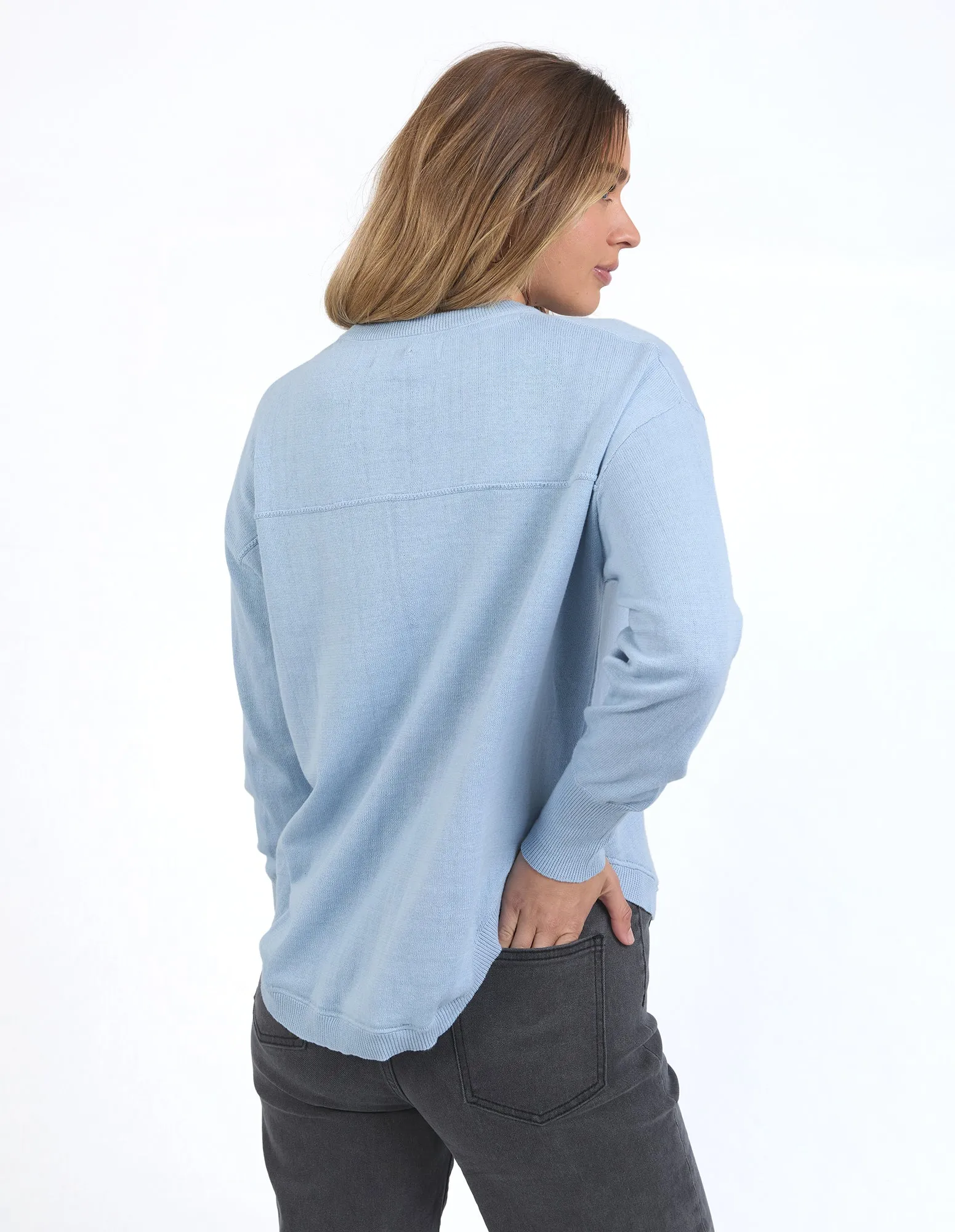 Delilah Knit Light Blue sold by Foxwood Clothing product image thumbnail 3