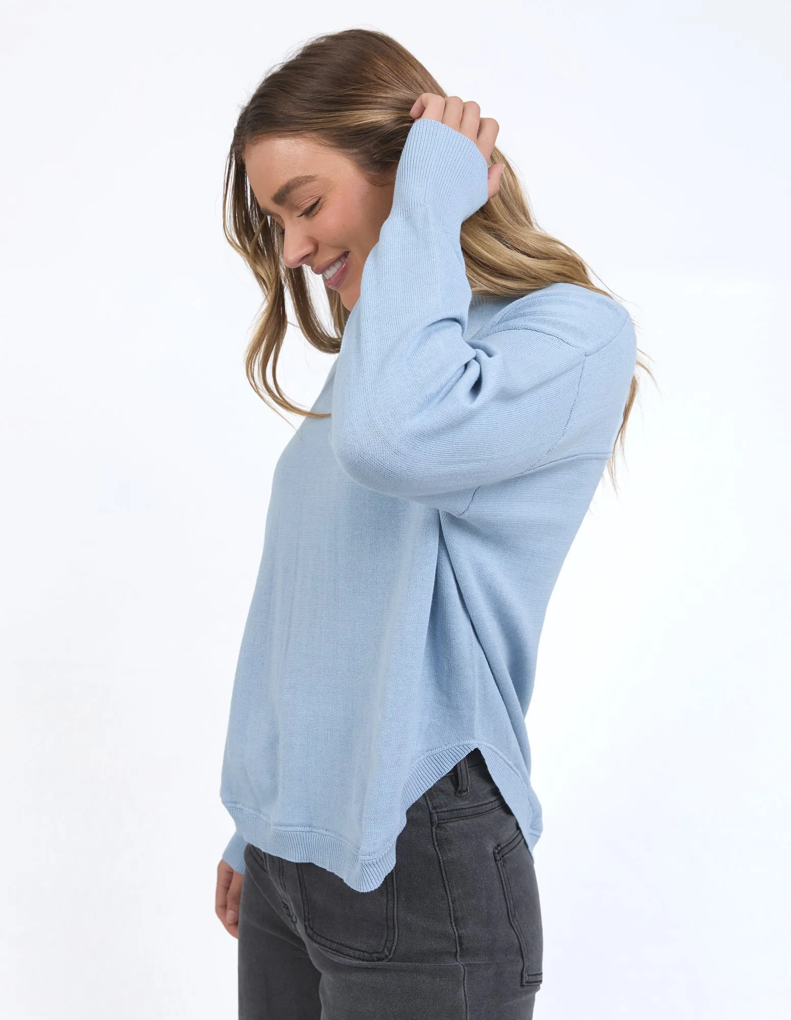 Delilah Knit Light Blue sold by Foxwood Clothing product image thumbnail 4