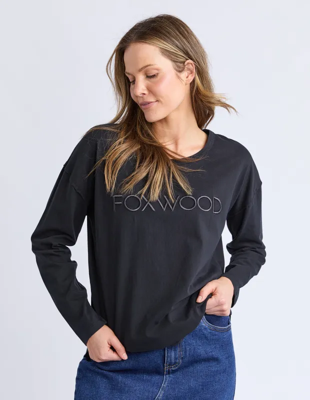 Standard Long Sleeve Black made by Foxwood Clothing