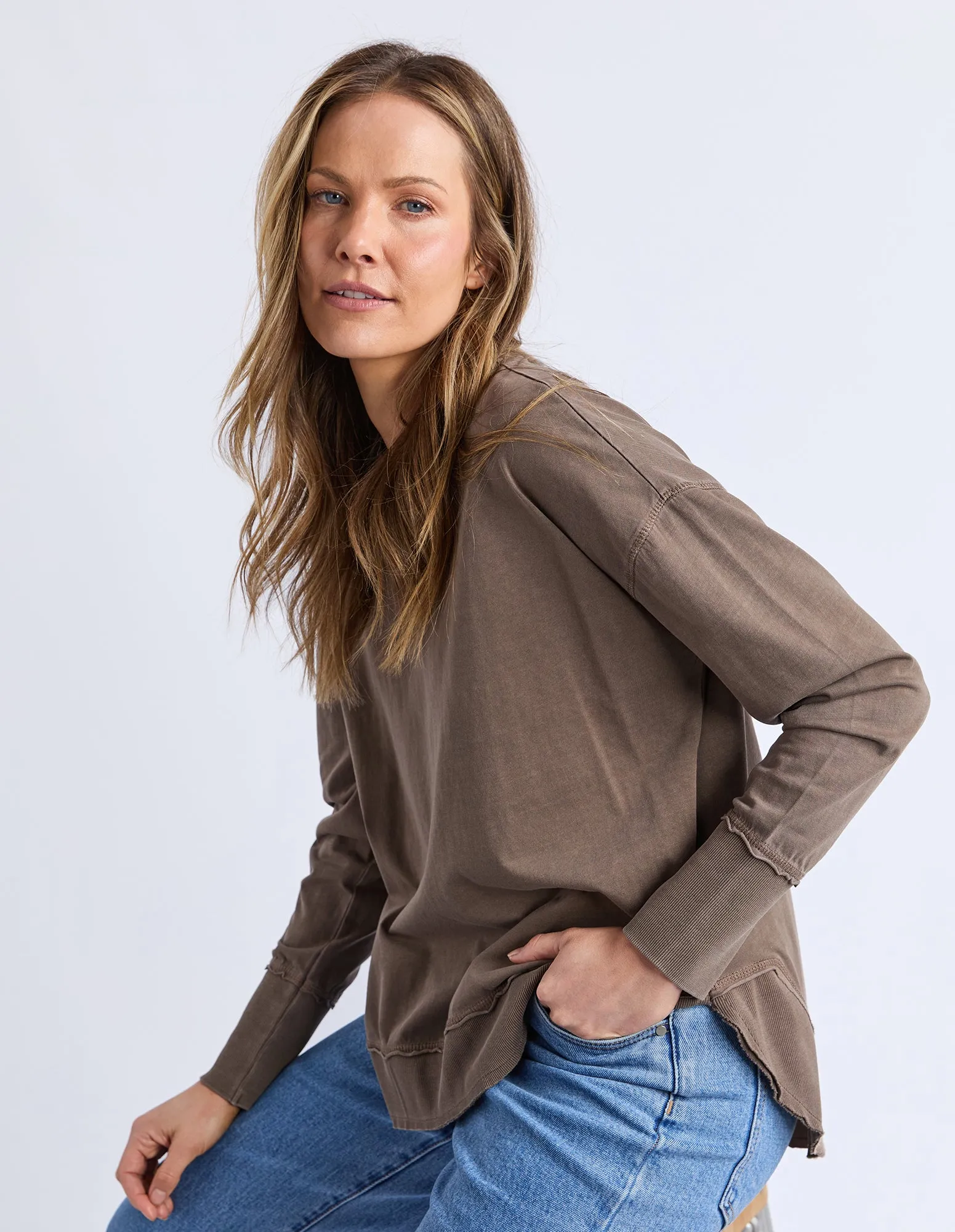 Farrah Long Sleeve Coffee Quartz sold by Foxwood Clothing product image thumbnail 4
