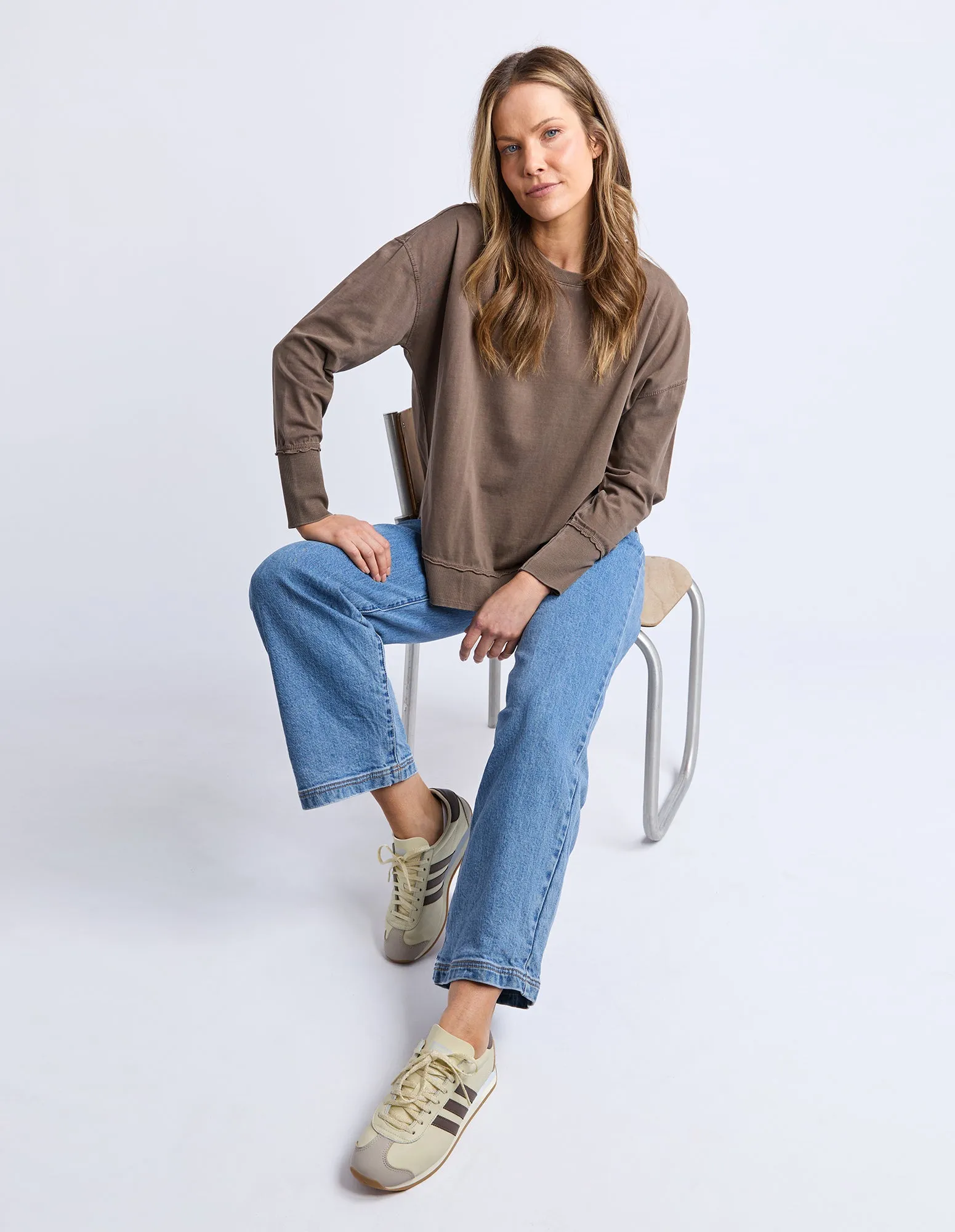Farrah Long Sleeve Coffee Quartz sold by Foxwood Clothing product image thumbnail 2