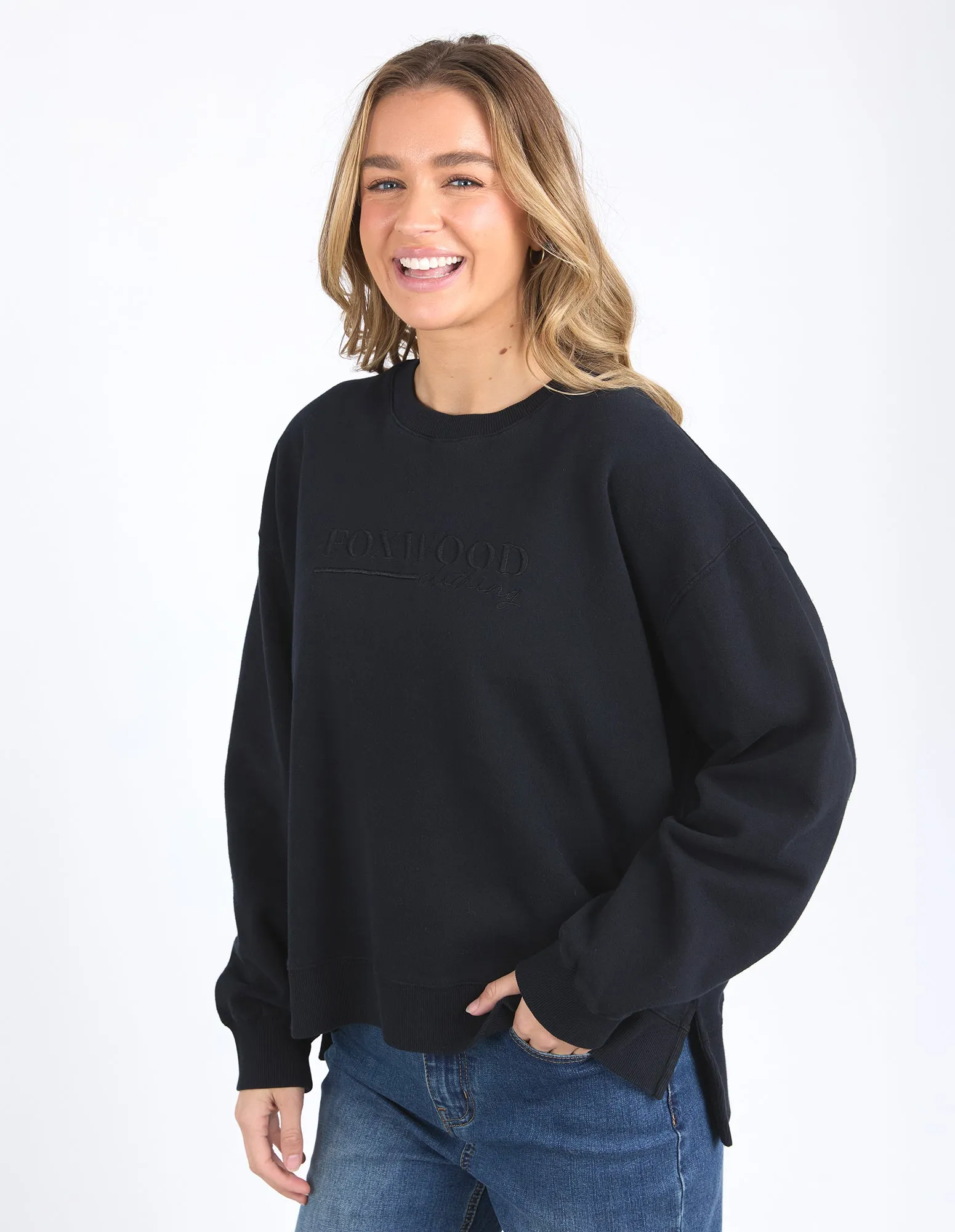 Trademark Crew Washed Black sold by Foxwood Clothing product image thumbnail 4