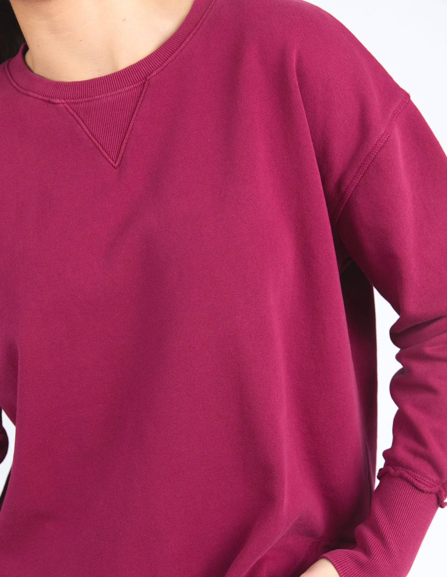 Delilah Crew Beetroot Red sold by Foxwood Clothing product image thumbnail 5